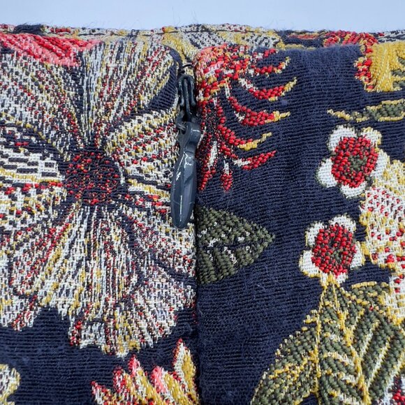 LOFT Petites Floral Jacquard Mini Skirt Multicolor Women's 10P - Picture 3 of 8